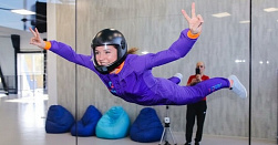 Полёт в аэротрубе