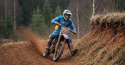 Катание на эндуро-мотоциклах