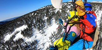 Полёт с инструктором на параплане/мотопараплане  Полёт с инструктором на параплане/мотопараплане